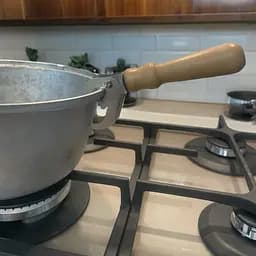 Тримач знімна ручка для сковороди та котла чапельник із нержавіючої сталі з дерев'яною ручкою, Kitchette 86346 - мініатюра 3
