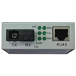 Медиаконвертер Step4Net 10/100Base-TX to 100Base-FX, SM, 1310nm, SC/PC, 20км (MC-D-0,1-1SM-1310nm-20)