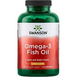 Риб'ячий жир Swanson Omega 3 Fish Oil 150 softgelsgel Lemon
