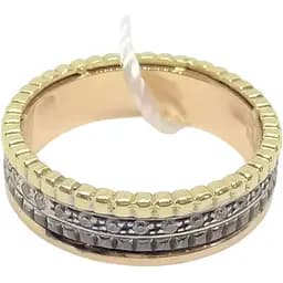 Золотое кольцо Семейные драгоценности Бушерон с фианитами. 1710496 17,5