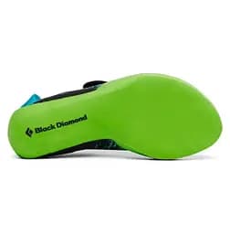 Скельні дитячі туфлі Black Diamond Kids' Momentum 35,5 Чорний-Салатовий - мініатюра 2
