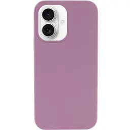 Чохол Epik Silicone Case Full Protective AA NO LOGO для Apple iPhone 16, 6.1 Ліловий/Lilac Pride