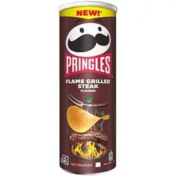 Набір чипсів Pringles Flame Grilled Steak зі смаком стейка на грилі 330 г (165 г x 2 шт.) - мініатюра 2