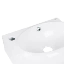 Умивальник Qtap Leo 420x280x150 White QT11111008RW, Білий - мініатюра 5