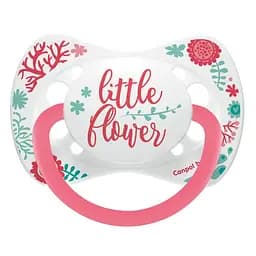 Силиконовая симметричная пустышка Canpol Babies Wild Nature, коралл, 6-18 мес. (23/289_cor)