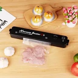 Вакуумний пакувальник для продуктів Vacuum Sealer ZFKK-0016 90W з пакетами, чорний - мініатюра 8