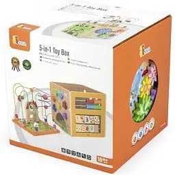 Бізікуб Viga Toys 5 в 1 дерев'яний (44591) - мініатюра 6