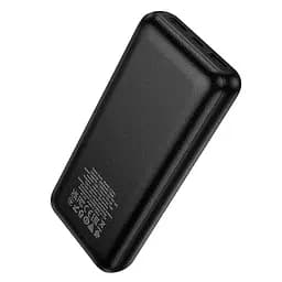 Зовнішній акумулятор HOCO J153A Stability power bank(20000mAh) Black - мініатюра 3