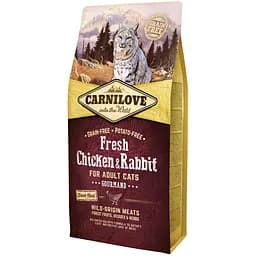 Сухий корм для дорослих котів Carnilove Fresh Chicken & Rabbit for Adult cats з куркою і кроликом 6 кг