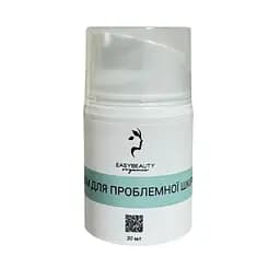 Крем для проблемної шкіри EasyBeautyOrganic з пребіотиками та цинком 30 мл 