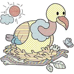 Водяні розмальовки Талант Птахи (8w-birds) - мініатюра 3