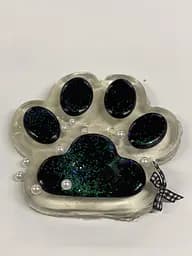 Іграшка-антистрес A-Toys Лапка котика дуже велика 15 см чорно-прозора