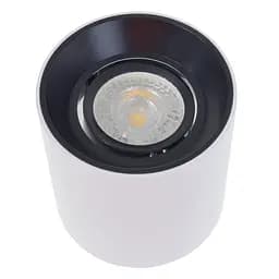 Підсвічування тубус Brille накладне AL-709/1 GU5.3 BK/WH MR16 36-291