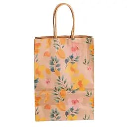 Подарунковий пакет Yiwu HP-10359-6Y крафтовий 15х8х21 см 12 шт. жовтий