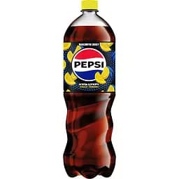 Напій безалкогольний Pepsi Лимон Zero сильногазований 1.75 л