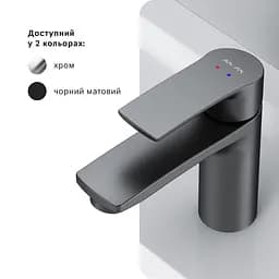 Змішувач для умивальника AM.PM Pride чорний F7C02122 - мініатюра 6
