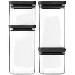 Набір ємностей Brabantia Tasty+ для зберігання продуктів 4 шт (122422)