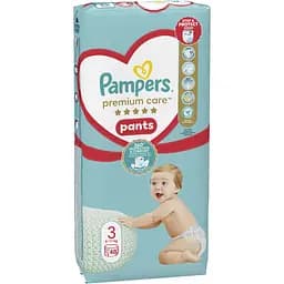 Підгузки-трусики Pampers Premium Care Pants Розмір 3 (6-11 кг) 48 шт. - мініатюра 2