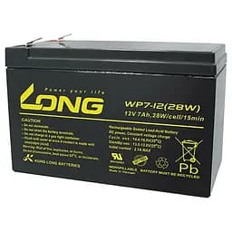 Акумуляторна батарея для ДБЖ Long AGM VRLA 12 V / 7 А*ч (WP7-12(28W))