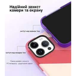 Чохол Vokamo для iPhone 15 Pro захисний з магнітом Purple - мініатюра 6