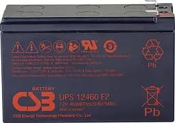 Акумуляторна батарея для ДБЖ CSB AGM 12 V / 9 А*ч (UPS12460)