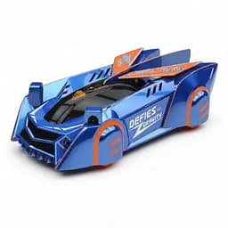 Радіокерована антигравітаційна машина R 701 S, лазерний пульт, 2 режими, акумулятор 3.7V, підсвічування фар, Синя