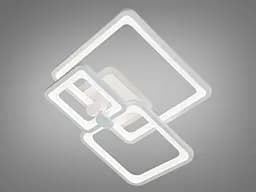 Люстра стельова LED Diasha 8208/3WH, 70W, 3200K-6000K, білий акрил, сучасний стиль, з пультом і диммером - мініатюра 2