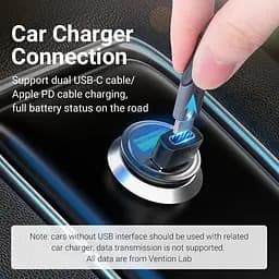 Перехідник Vention USB 2.0 Male to USB-C Female Adapter Black PVC Type (CDWB0) - мініатюра 6