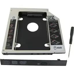Адаптер Maiwo NSTOR-9 (9.5mm) для підключення 2.5'' HDD/SSD SATA3 у відсік приводу ноутбука