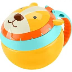Контейнер для снеків Skip Hop Zoo Лев 220 мл жовтий з помаранчевим (9O284410)