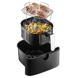 Аерофритюрниця Mozano Air Fry Master 8 л 1700 Вт 12 програм сенсорне управління сепаратор решітка - мініатюра 5