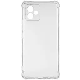 TPU чохол GETMAN Ease logo посилені кути Full Camera для Motorola Moto G14 Безбарвний (прозорий) - мініатюра 4