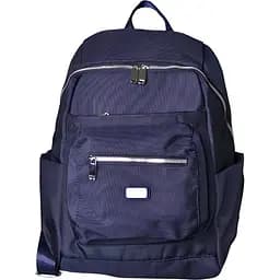 Повседневный женский рюкзак 40х27х27 см синий (1078-22)