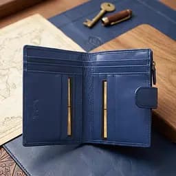 Жіночий гаманець Tony Perotti New Rainbow 1654 bluette (90090) Синій - мініатюра 4