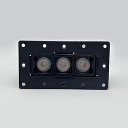 Вбудований світильник Skarlat RSL74145 3x2W BK 3000K - мініатюра 2
