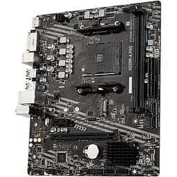 Материнська плата MSI A520M-A PRO (AM4/A520, 2xDDR4, PCIex16, DVI-D/HDMI, 4xSATAІІІ, M.2, GLan, 8ch, mATX) - мініатюра 2