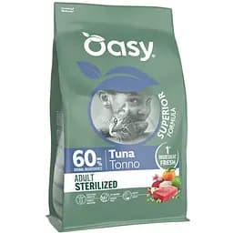 Сухий корм Oasy Dry Cat Superior Sterilized для стерилізованих котів тунець 300 г