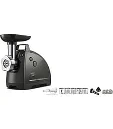 Tefal М'ясорубка HVB Plus, 2000Вт, 2.6кг/хв, 3 решітки, насадка для ковбас, кеббе, томатів, 5 терок, пластик/метал, чорний - мініатюра 7