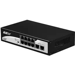 Коммутатор 2E PowerLink SP802F Black неуправляемый 8xFE PoE 10/100M 2xFE Uplink 10/100M 150 Вт автоопределение полярности (2E-SP802F-2)