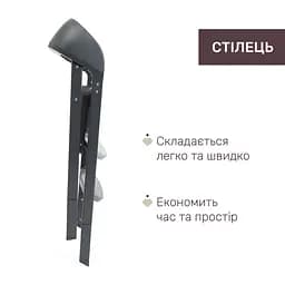 Стільчик для годування 3 в 1 Chicco Crescendo Up Чорна Етна чорний (87046.07) - мініатюра 7
