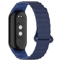Ремінець Dual-color Magnetic для Xiaomi Mi Band 9/8/10 Navy Blue / Blue - мініатюра 2