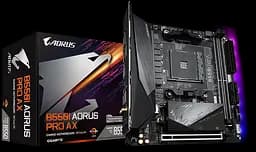 Mатеринська плата Gigabyte B550I AORUS PRO AX (B550I AORUS PRO AX) - мініатюра 2