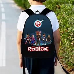 Рюкзак детский роблокс "Roblox" 34х27см, городской ранец для мальчика с принтом (00378)