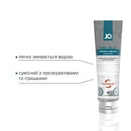 Густий лубрикант на водній основі System JO H2O Jelly Maximum (120 мл) - мініатюра 3