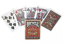 Карти гральні United States Playing Card Company Bicycle Dragon Back (red blue) (01830) - мініатюра 2