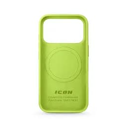 Силиконовый чехол с MagSafe для Apple iPhone 17 Pro, ICON2 MagCase, желтый, противоударный, панель с мягкой подкладкой, защита всего корпуса, поддержка беспроводной зарядки, совместим с защитными стеклами и пленками, ArmorStandart (ARM88992) - мініатюра 2