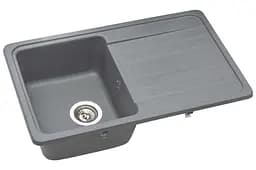 Кухонна мийка гранітна Miraggio Versal gray 758x462x201 00211706, Сірий - мініатюра 2