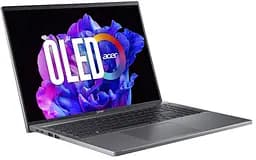 Ноутбук Acer Swift Go 16 SFG16-71 16 3.2K OLED, Intel i7-13700H, 16GB, F1TB, UMA, Win11, сірий (NX.KFGEU.004) - мініатюра 2