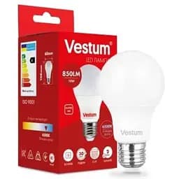Лампочка Vestum LED A60 10W 6500K 220V E27 (1-VS-1114)