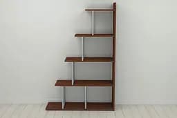 Етажерка Ferrum-decor Стелла 1600x1020x300 Сірий метал ДСП Венге Магія (FRD-105485)